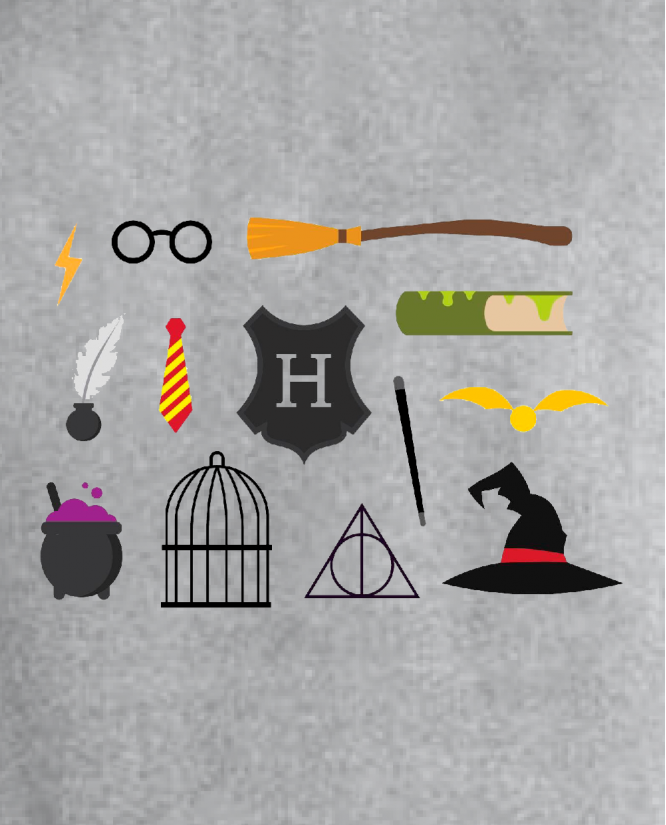Džemperis Harry Potter simboliai